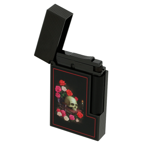 ST Dupont Lighter - Ligne 2 - Memento Mori Black