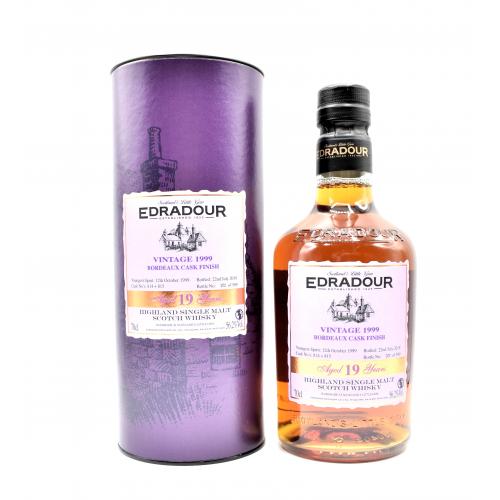 Edradour 1999 19 year old Bordeaux Cask Finish - 56.2% 70cl