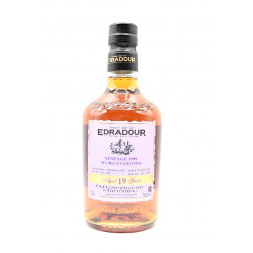 Edradour 1999 19 year old Bordeaux Cask Finish - 56.2% 70cl