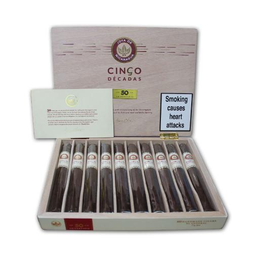 Joya de Nicaragua 50th Anniversary Cinco Decadas El General Cigar - Box of 10