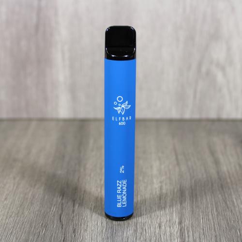 Elf Bar 600 Disposable Vape Bar - Blue Razz Lemonade - 10 Pack