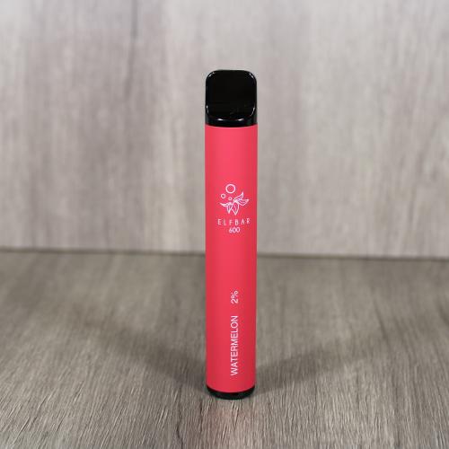Elf Bar 600 Disposable Vape Bar - Watermelon - 10 Pack