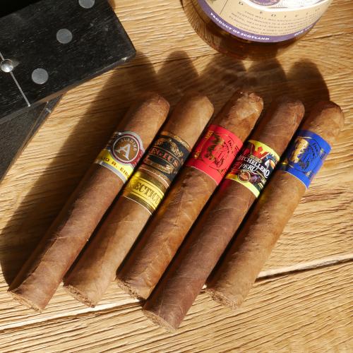 House Brands Robusto Range Sampler - 5 Cigars