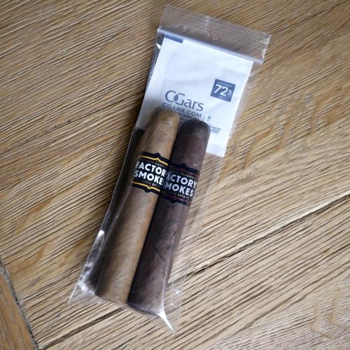 Drew Estate Factory Smokes Sampler - 2 Cigars