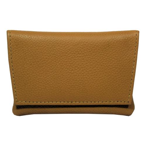 GBD Mini Tan Leather Patterned Roll Your Own Pouch (GBDP02)