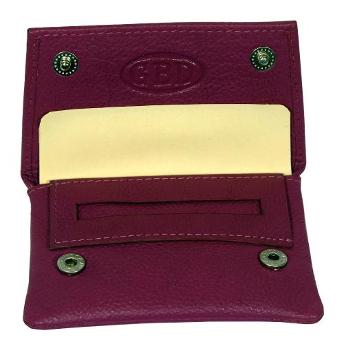 GBD Mini Pink Leather Patterned Roll Your Own Pouch (GBDP06)
