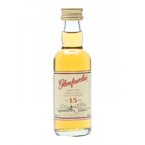 Glenfarclas 15 Year Old Miniature - 5cl 46%