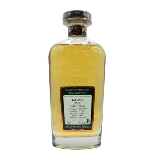 Glenisla (Glen Keith) 34 Year Old 1977 Signatory Vintage Cask Strength Collection - 44.3% 70cl