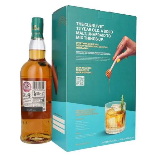 Glenlivet 12 Year Old Bottle and Glass Gift Pack