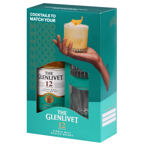 Glenlivet 12 Year Old Bottle and Glass Gift Pack