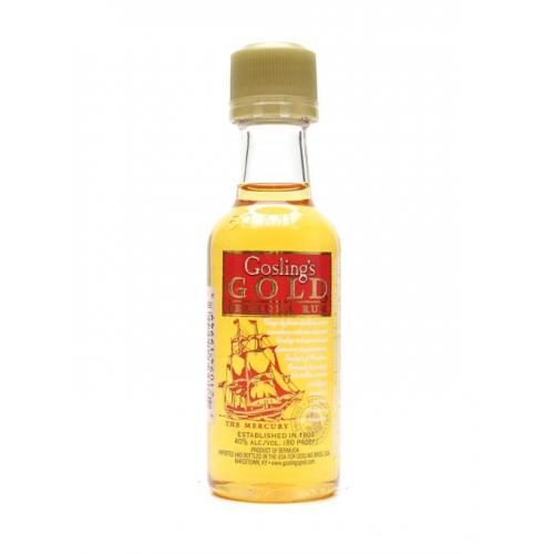 Goslings Gold Bermuda Rum Miniature - 5cl 40%