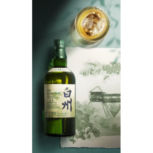 Hakushu 12 Year Old 100th Anniversary - 43% 70cl