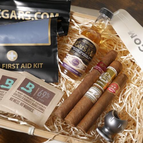 The Ultimate Cigar Hamper - Gift Sampler - 3 Cigars and Accessories