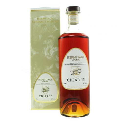 Hermitage Cigar 15 Grande Champagne Cognac - 41% 70cl