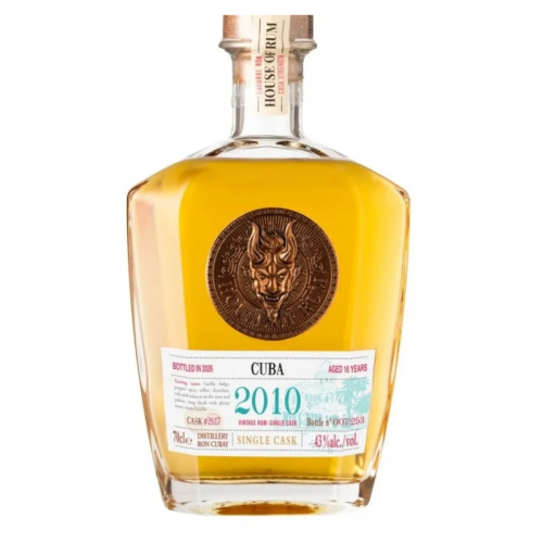 House of Rum 16 Year Old 2010 Cuban Rum - 43% 70cl
