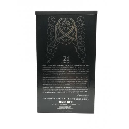 Highland Park 21 year old August Release 2019 - 47.5% 70cl