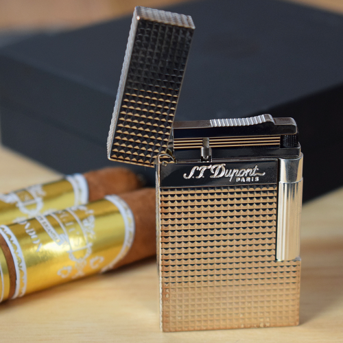 JANUARY SALE - ST Dupont Lighter - Ligne 2 - Diamond Head Silver Finish