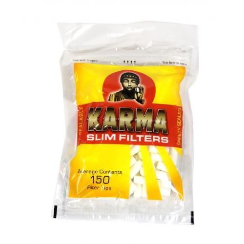 Karma Slim Filter Tips - 10 Packs (150 Tips)