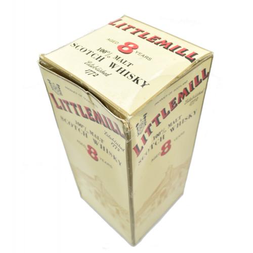 Littlemill 8 Year Old Vintage Scotch Whisky - Wear to Box - 40% 70cl