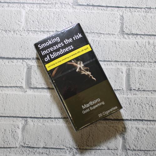 Marlboro Gold 100s Superking - 1 pack of 20 Cigarettes (20)