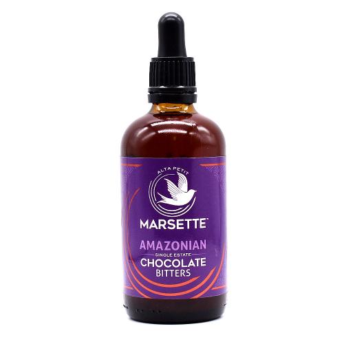 Marsette Amazonian Chocolate Bitters Pipette Bottle - 71% 110ml Marsette Amazonian Chocolate Bitters Pipette Bottle - 71% 110ml