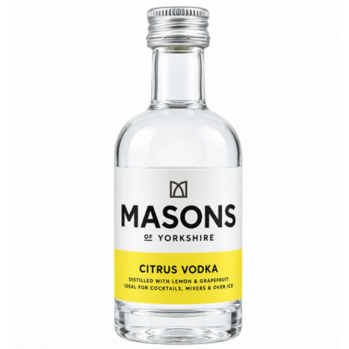 Masons Of Yorkshire Citrus Vodka Miniature - 40% 5cl