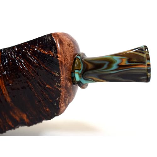 P Jeppesen Giant Special Coral Reef Sandblast Fishtail Pipe (NEER75)