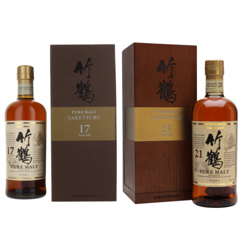 JANUARY SALE - SPECIAL OFFER BUNDLE DEAL - Nikka Taketsuru 17 Year Old & Nikka Taketsuru 21 Year Old Pure Japanese Whisky