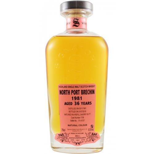 North Port Brechin 1981 36 Year Old Signatory 30th Anniversary - 57.2% 70cl