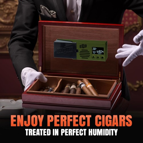 Cigar Oasis Ultra 4.0 - New 4th Generation Electronic Humidifier - 100 Capacity