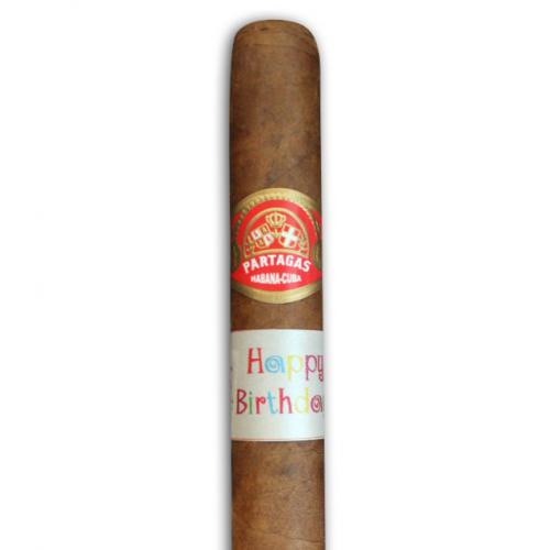 Partagas Petit Coronas Especiales Cigar - 1 Single (Happy Birthday Band)