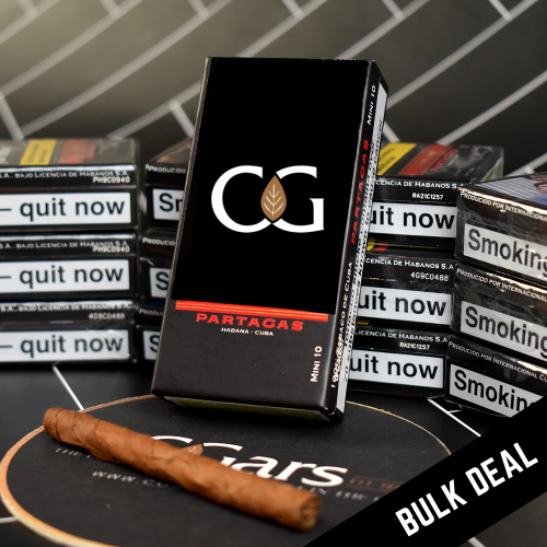 Partagas Serie Mini - Black - 20 x Packs of 10 (200)  Bundle Deal