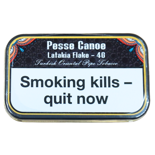Pesse Canoe Latakia Flake 40 Pipe Tobacco 50g Tin