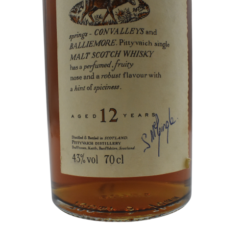 Pittyvaich 12 Year Old Flora & Fauna Signed Bottle - 43% 70cl