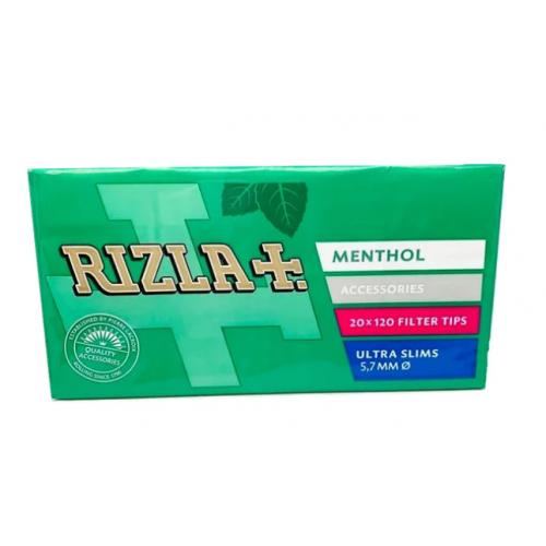 Rizla Extra Slim Menthol (Formerly Ultra Slim Menthol) Filter Tips (120) 20 Boxes Rizla Extra Slim Menthol (Formerly Ultra Slim Menthol) Filter Tips (120) 20 Boxes