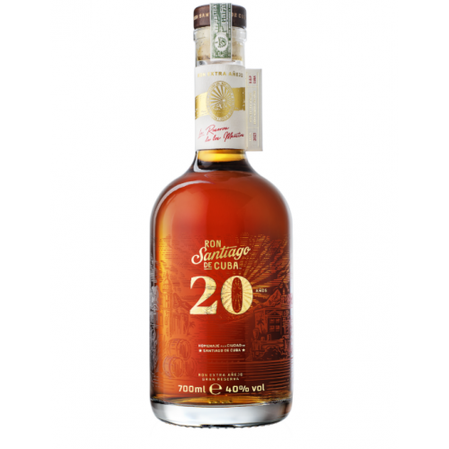 Ron Santiago de Cuba 20 Year Old Extra Anejo Gran Reserva Rum - 40% 70cl