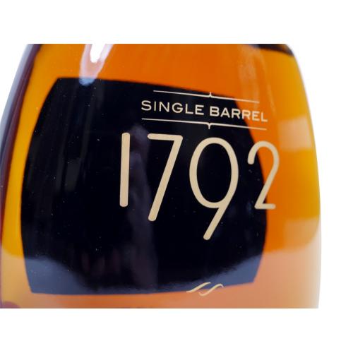 1792 Single Barrel Kentucky Straight Bourbon Whiskey - 75cl 49.3%