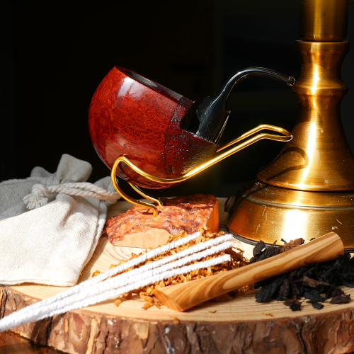 Smokes Of The Past Pocket Brog Pipe Tobacco Sampler - Pipe & 10 x 5g