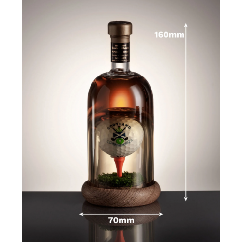 Golf Ball On Tee Mini Whisky Decanter (Stylish Whisky) - 40% 100ml
