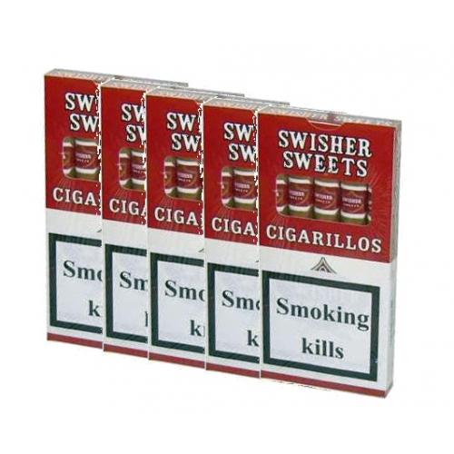 Swisher Cigarillos - 5 x 5 packs (25 cigars)