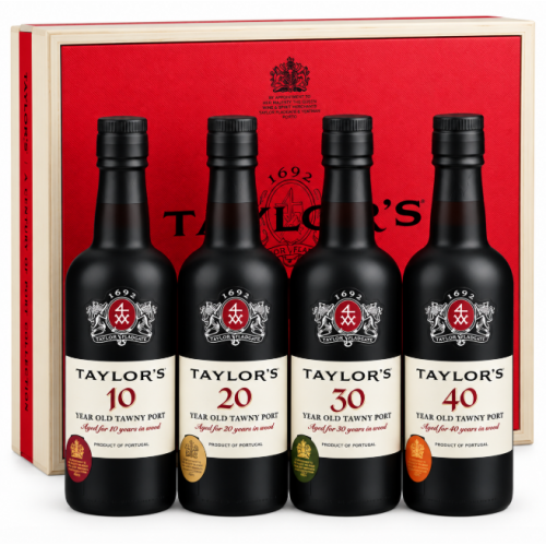 Taylors Century Pack of Tawny Port 4 x 37.5cl Gift Collection