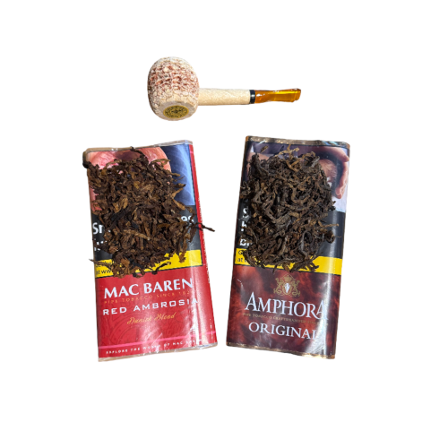 The Last Of The Baren Pipe Tobacco Sampler - Morgan Natural Pipe & 2 x 10g