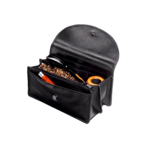 Vauen Real Leather 1-2 Pipe & Tobacco Pouch