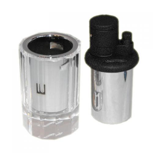 Vector Table Triple Jet Lighter -  Square Crystal