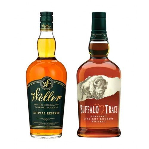 JANUARY SALE - SPECIAL OFFER BUNDLE DEAL - Weller Special Reserve & Buffalo Trace Kentucky Straight Bourbon