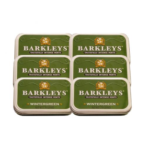 Barkleys Original Mints - Wintergreen Tin 50g - 6 x 50g (300g)