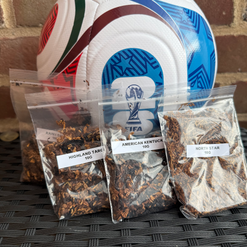 WORLD CUP : Smoke & Glory Pipe Tobacco Sampler - 4 x 10g