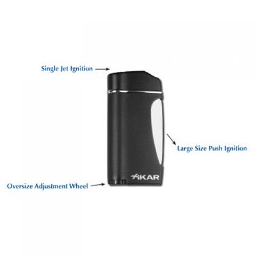 Xikar Executive II Single Jet Lighter - Black (End of Line)