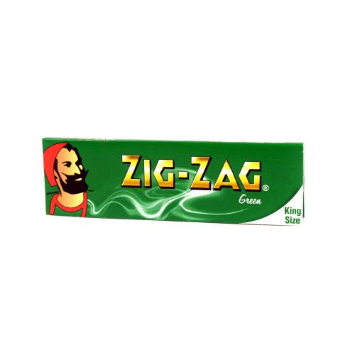 Zig-Zag Kingsize Green Rolling Papers 1 Pack - End of Line