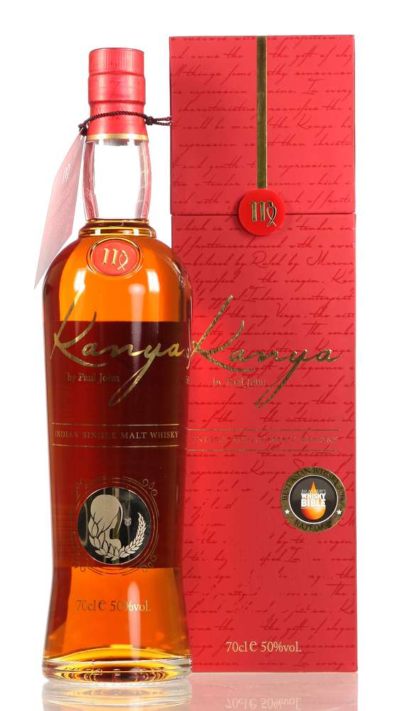 Paul John Kanya Indian Single Malt Whisky - 70cl 50%